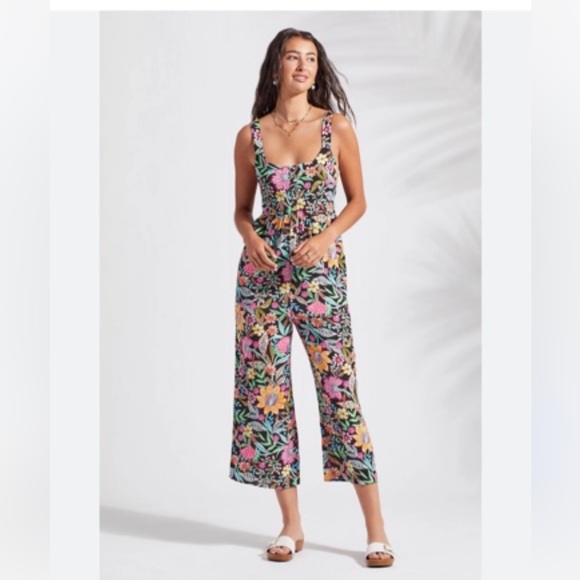 XIX PALMS Pants - XIX PALMS x Tribal Dominica Floral Jumpsuit